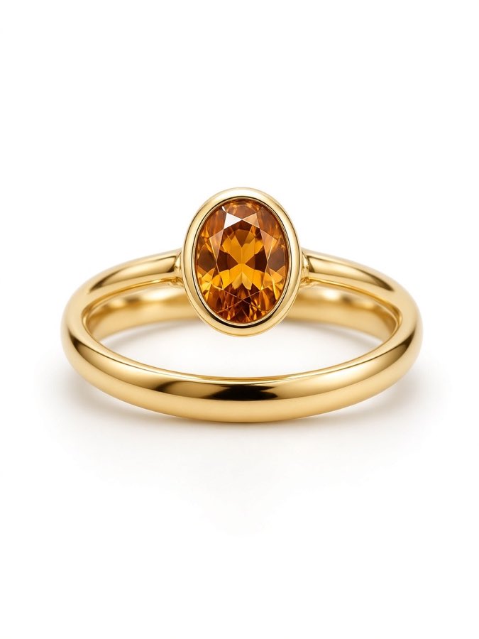 Amber Dusk Ring