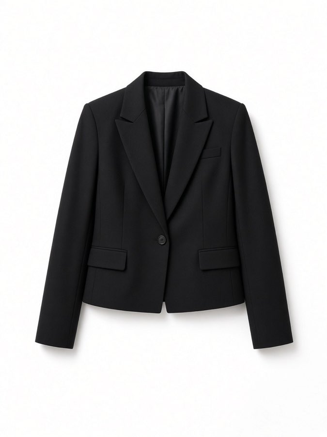 Cropped Tailored Jacket