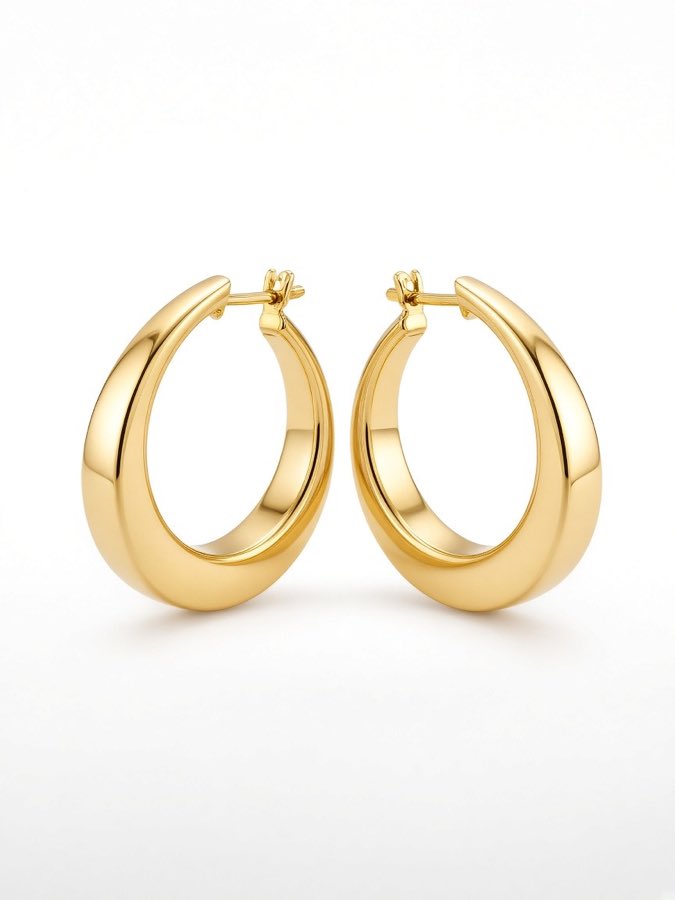 Golden Arc Hoops