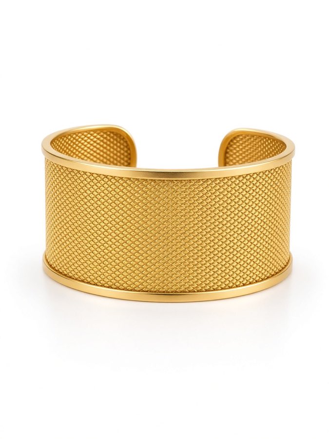 Golden Mesh Cuff