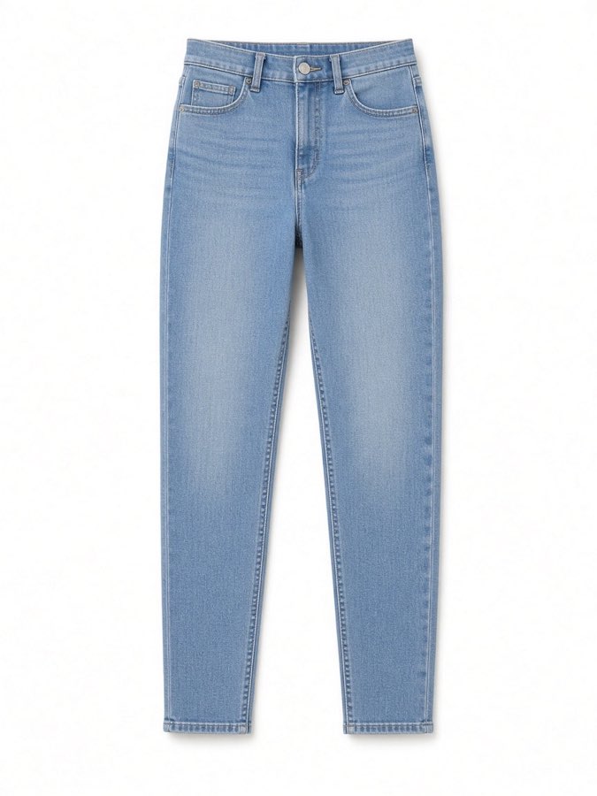 High Rise Soft Denim