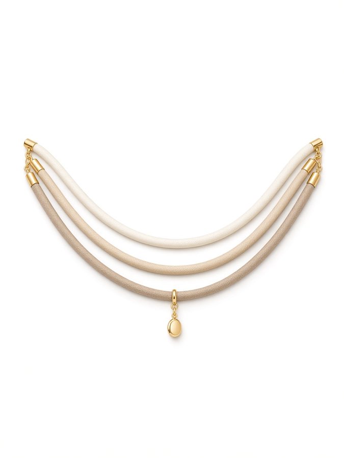 Layered Silk Necklace