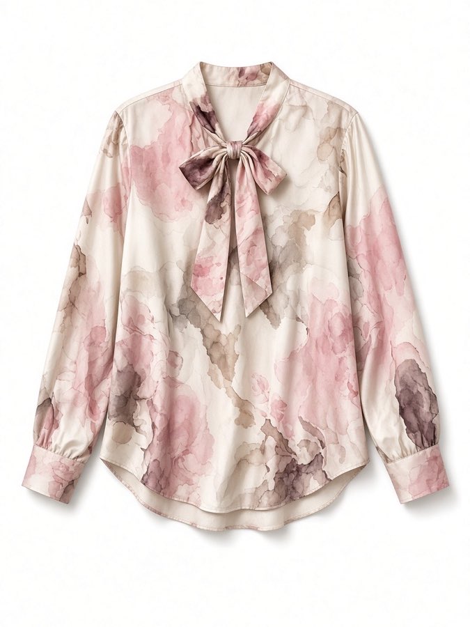 Silk Scarf Blouse