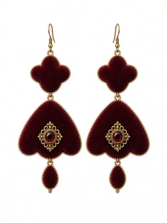 Velvet Chandelier Earrings