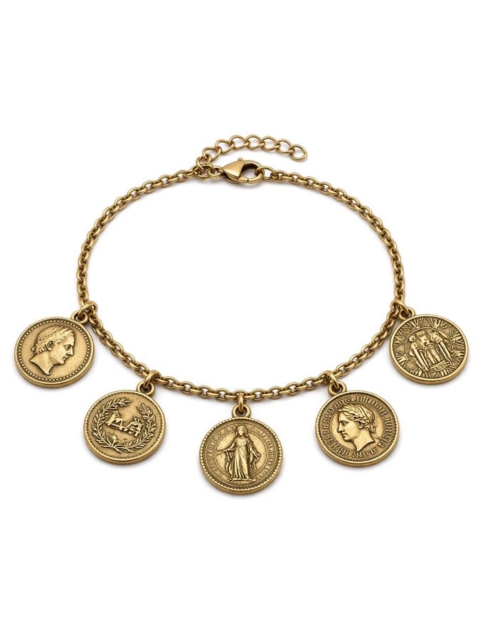 Vintage Coin Bracelet